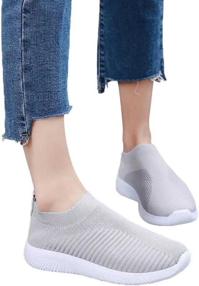 Womens White Sneakers Casual Platform Cute Black Sneakers for Women Womens Slip On Sneakers Black Sole Women Sneakers Black and White Zapatos Confortables para Mujer De Vestir