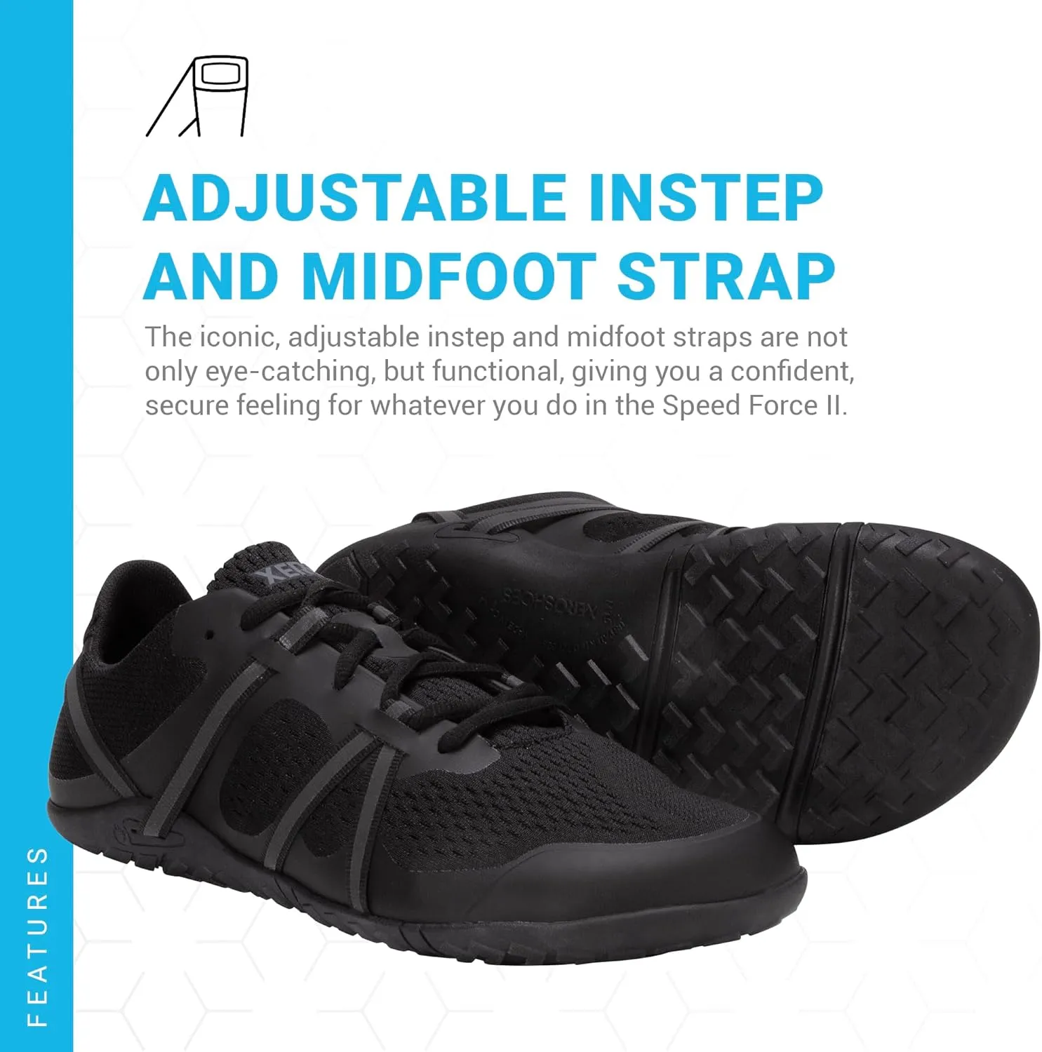 Xero Shoes Barefoot Shoes for Men | Speed Force Mens Barefoot Running Shoes | Zero Drop, Wide Toe Box, Ultra Lightweight, Minimalist |