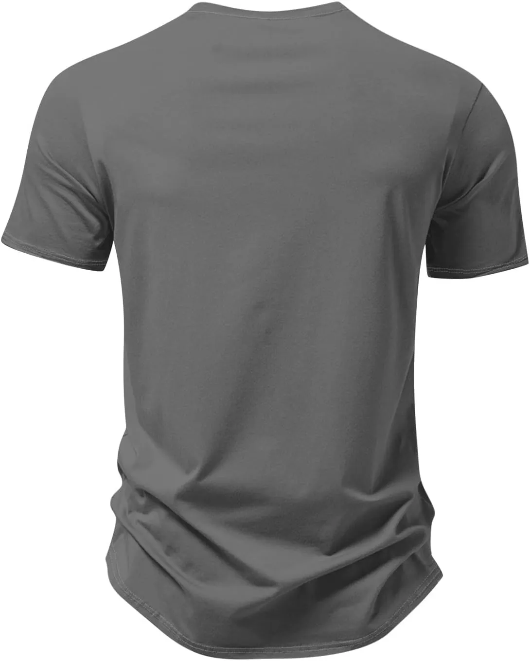 Ymosrh Men's Summer Beach Tee Shirts Short Sleeve Palm Tree T-Shirts Casual V Neck Tee Top Undershirts, S-3XL